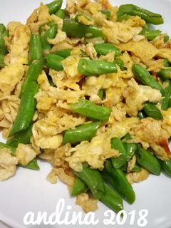 Foto resep Orak Arik Telur Buncis