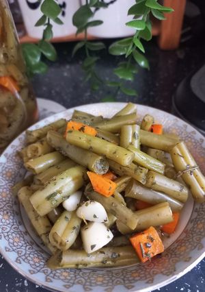 عکسی از دستور ترشی لوبیا سبز(فوری)