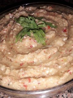 صورة لوصفة سلطة 🥗 البابا غنوج 🍆 أو متبل الباذنجان 🍆