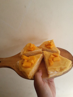Foto resep Mango crepes cake