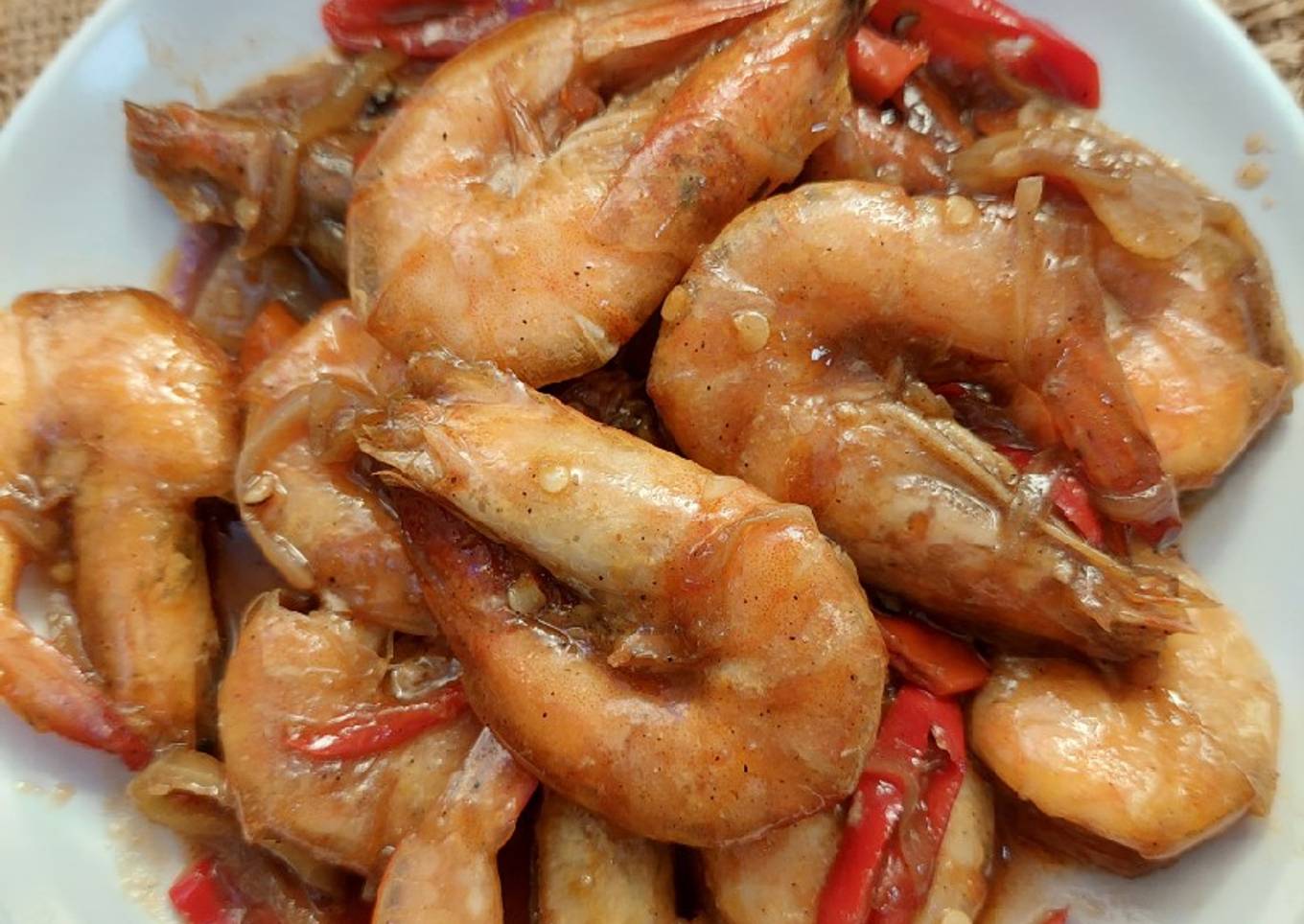 Udang saos lada hitam