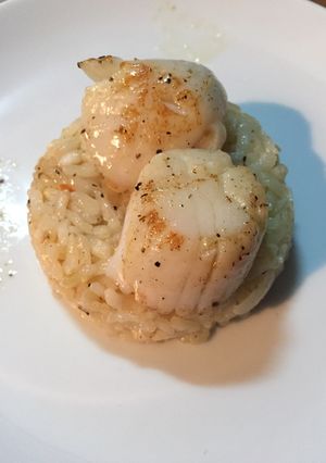 Une photo de Risotto aux Saint-Jacques