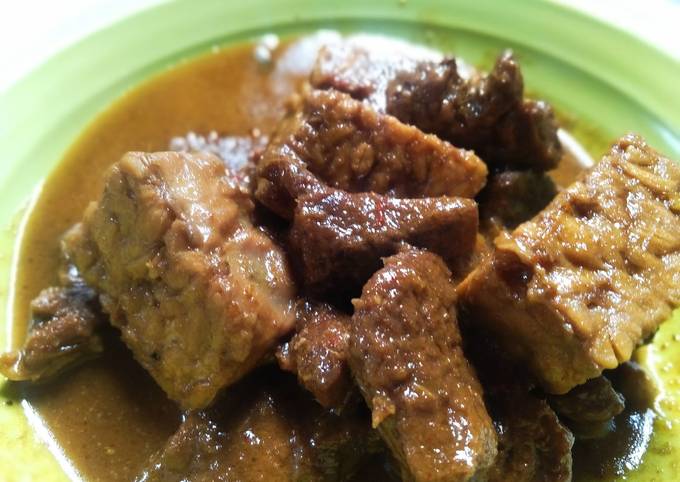 Semur daging tempe