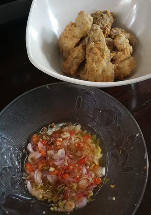 Foto resep Ikan marlin tepung sambel matah