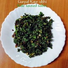 Kale sauted sabzi 🧅 A picture of Kale sauted sabzi 🧅.