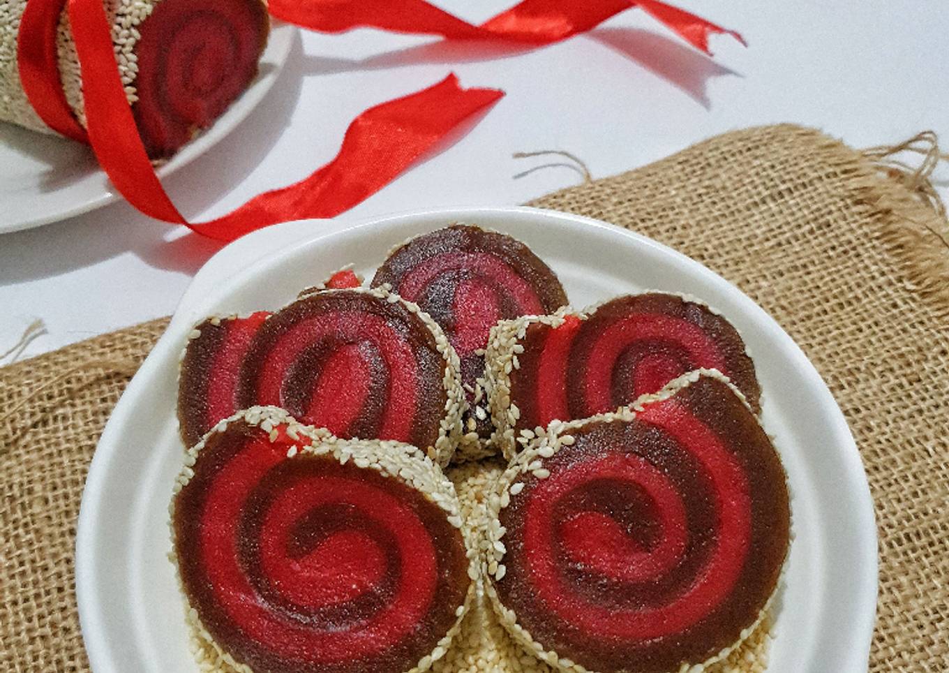 Resep 154. Mochi Gulung Wijen