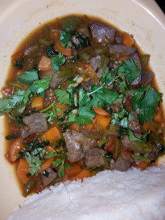 A picture of Liver Stew.