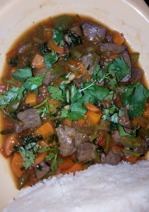 A picture of Liver Stew.