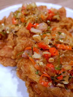 Foto resep Ayam geprek sambal matah