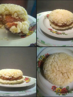 Foto resep Burger Nasi Patty Sosis