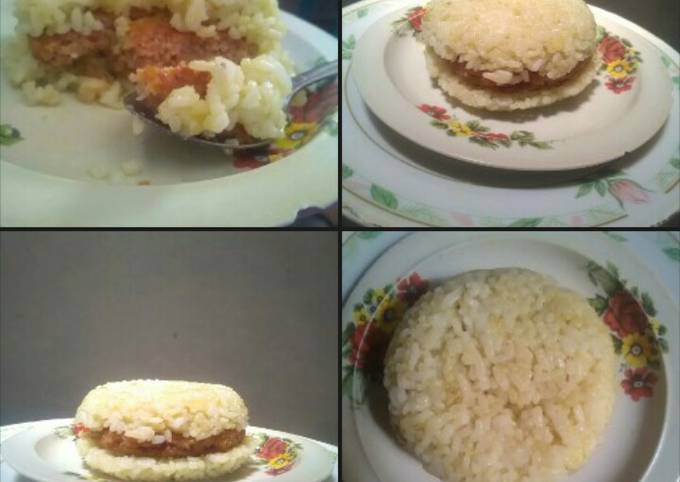 Cara Bikin Burger Nasi Patty Sosis Yang Mudah