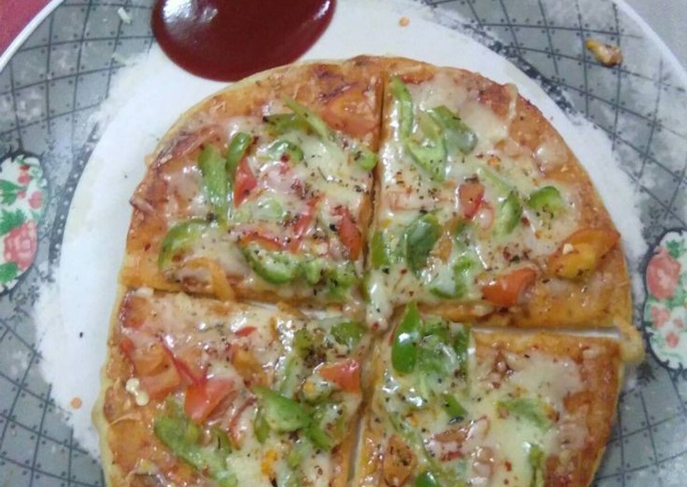 Homemade pizza
