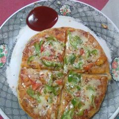 A picture of Homemade pizza.