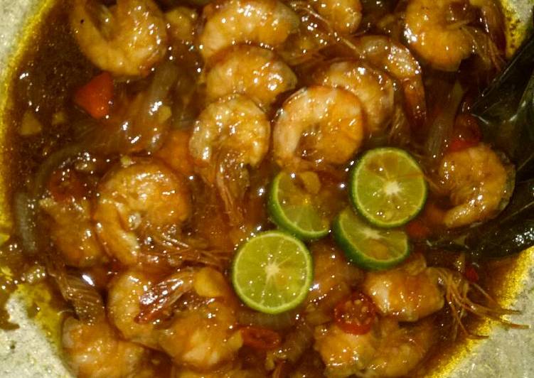 Udang saus mentega