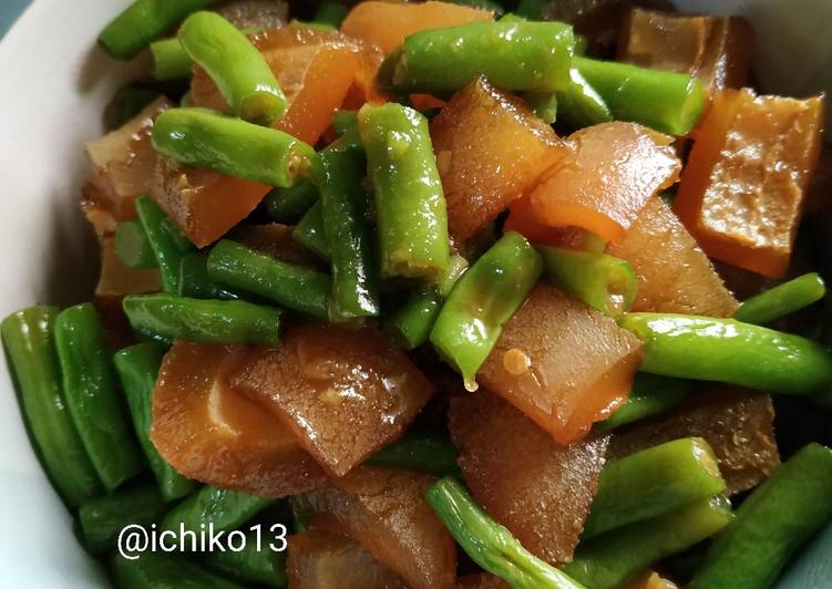 Tumis kenyel dan buncis simple