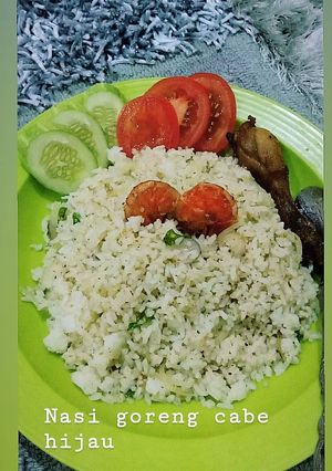 Foto resep Nasi Goreng Cabe Hijau