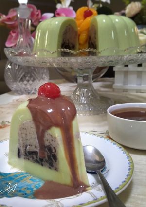 Foto resep Avocado Oreo Inner Puding