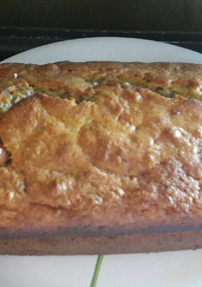 Una foto de Budín de banana y frutos secos