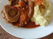 Una foto de salsa para ossobuco