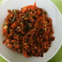 รูปของ Tumis kerang Dara kupas simpel