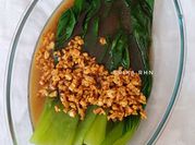 Gambar pakcoy bawang putih