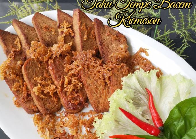 Wajib coba! Bagaimana cara bikin Tahu Tempe Bacem Kremesan  nikmat