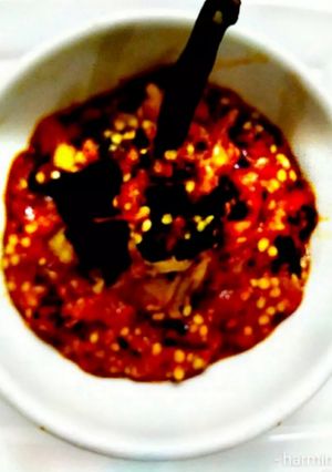 A picture of Baingan ka bhartha.