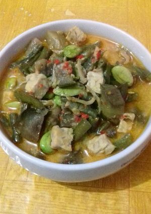 Foto resep Sayur lodeh jawa pedas