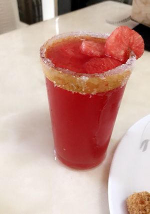 A picture of Watermelon drink.