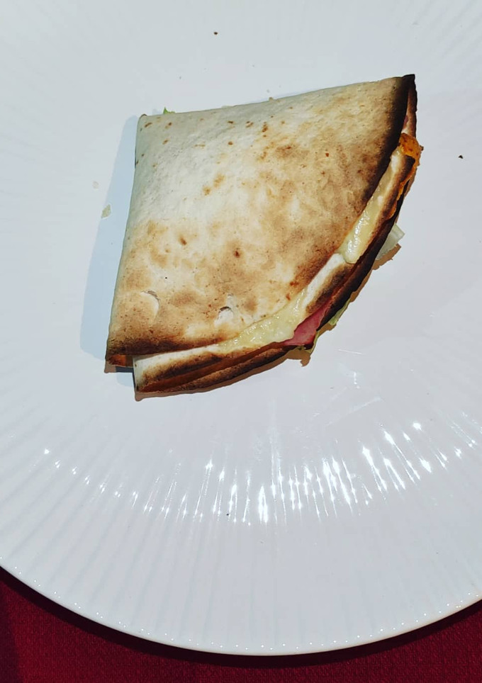Una foto de Wrap proteico