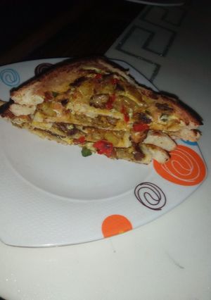 A picture of Bread Pizza.