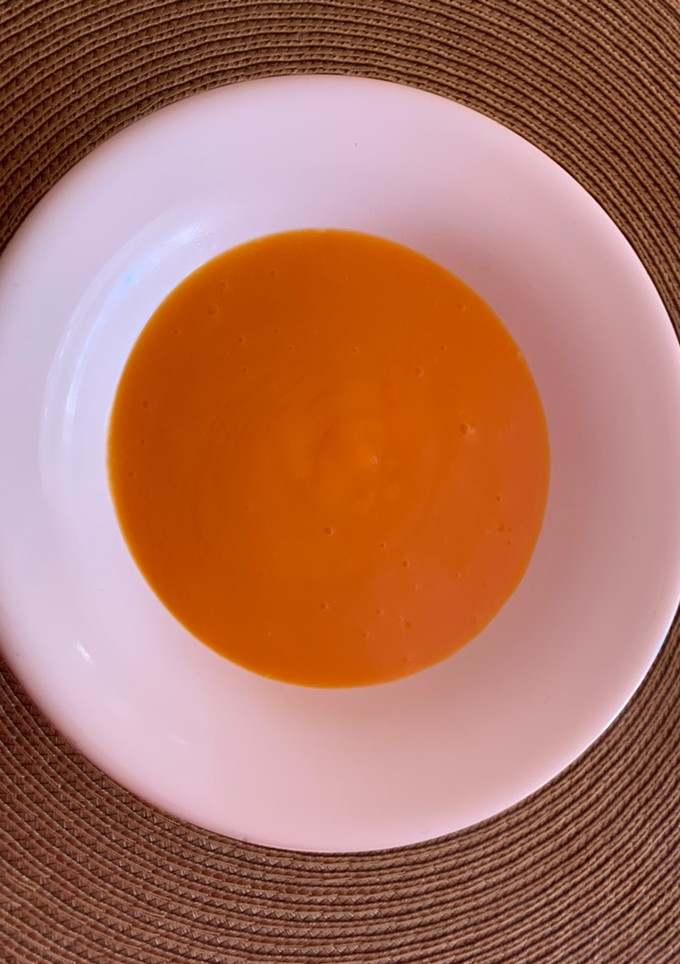 Una foto de Potito de patata y zanahoria para bebes y niños en Thermomix