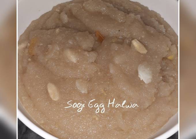 Recipe: Perfect Sooji Egg Halwa