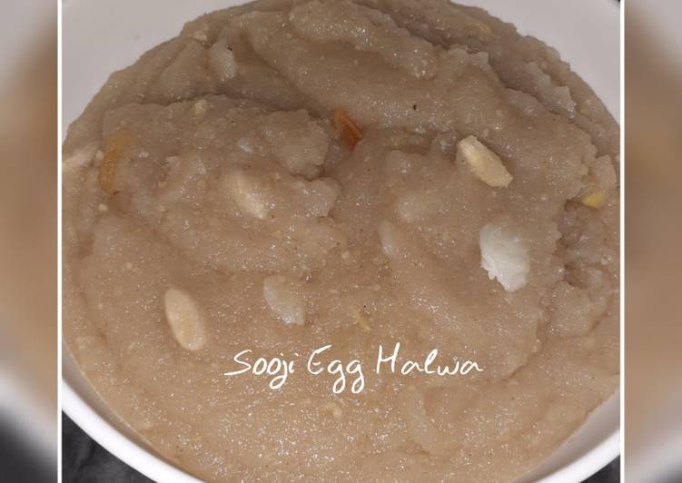 Sooji Egg Halwa