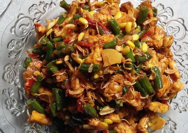 Resep Oseng Tempe Kacang Panjang, Enak