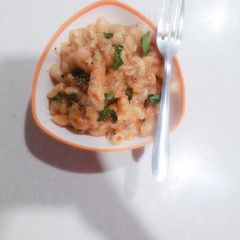 A picture of Pink sauce pasta.