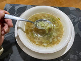 Sopa de tronquitos de coliflor