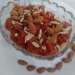A picture of گاجر حلوہ.