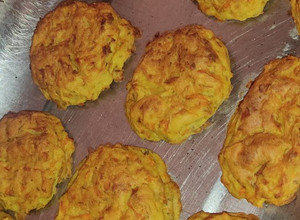 Una foto de Hamburguesa de patata y zanahoria