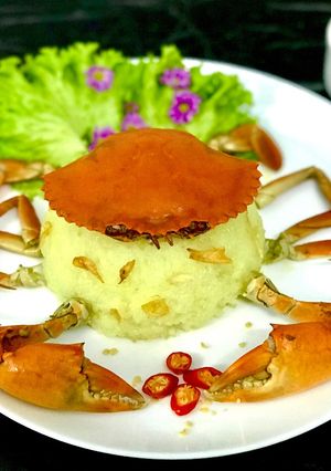 Hình của món Xôi Cua.