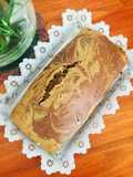 Budín marmolado de matcha SIN TACC