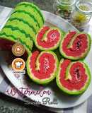 Watermelon Swiss Roll 🍉