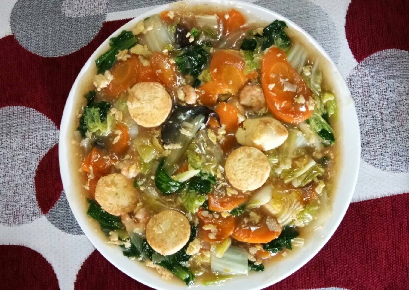 Tahu sabo dengan telur