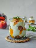 Pfirsich-Tiramisu im Glas