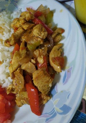 Una foto de Fajitas de pollo