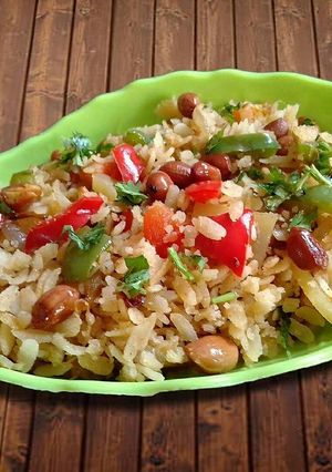 A picture of Vegetable Poha Recipe.