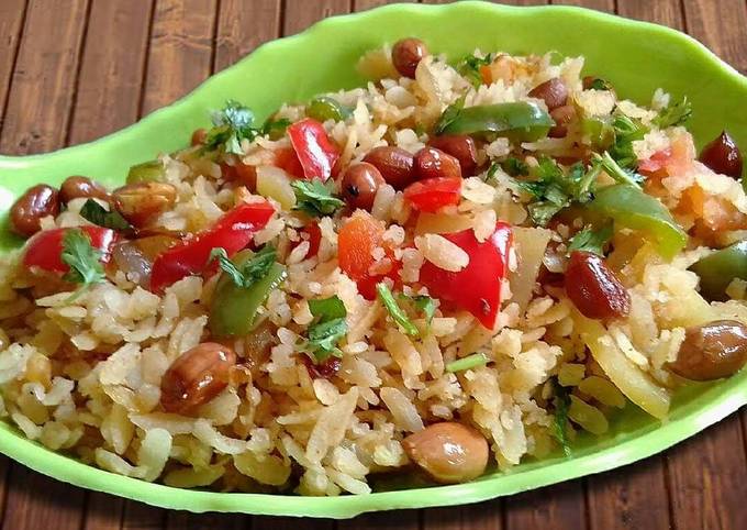 Vegetable Poha Recipe