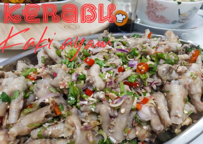 Resipi Kerabu Kaki Ayam Oleh Cg Zila Zoom Cookpad