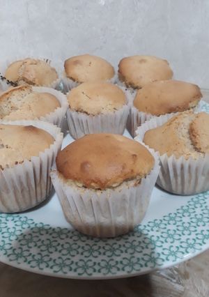 Una foto de Cupcakes de limón y nueces