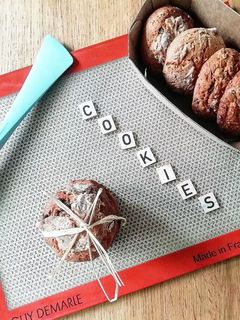 Une photo de Cookies cœur fondant Nutella